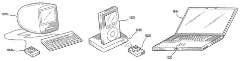 Apple "Multi-Dimensional Scroll Wheel" patent illustration