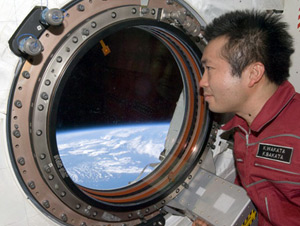 Japanese astronaut Koichi Wakata aboard the ISS. Pic: NASA