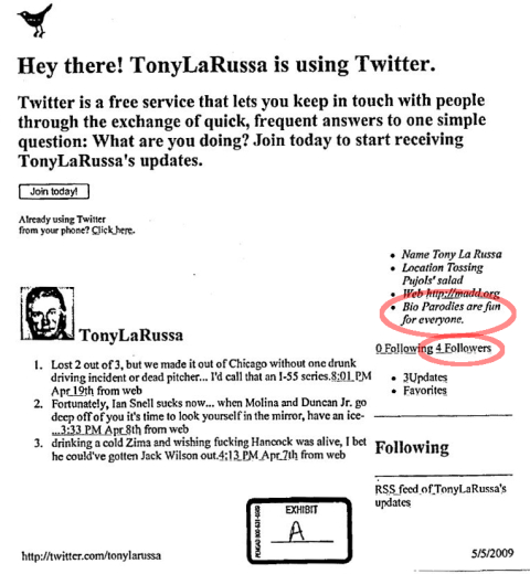 World Series Game 5: Tony La Russa's Phone Blunder Causes Twitter