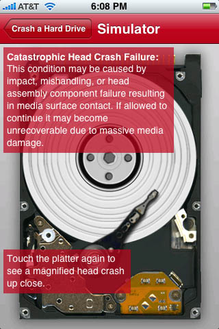 DriveSavers iPhone app