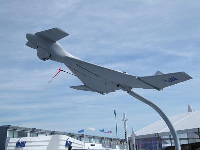 The Israeli Harop prowler-bomb at the Paris Airshow