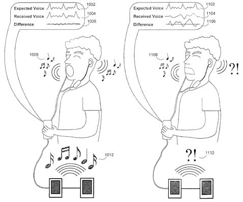 Apple karaoke patent-application illustration