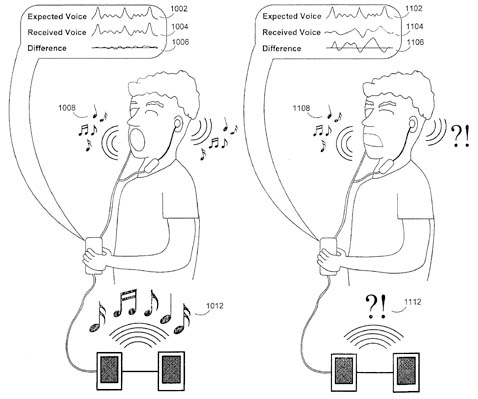 Apple karaoke patent-application illustration