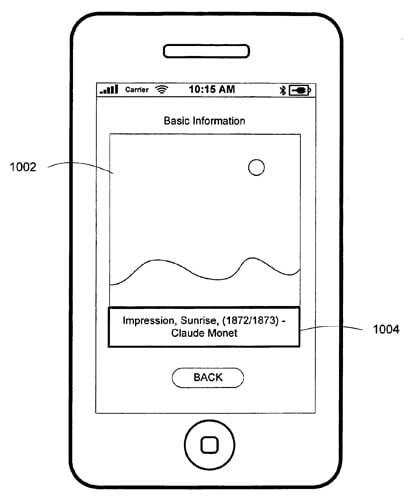 Apple object-recognition patent illustration