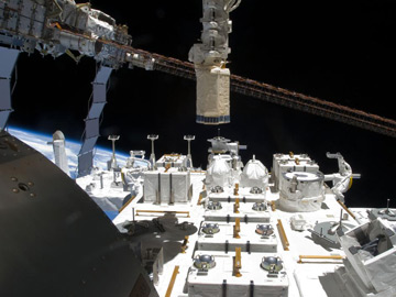 Japan's Kibo lab Exposed Facility. Pic: NASA