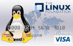 Tux on Visa