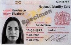 UK Citizens' ID card