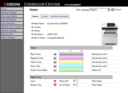 Kyocera FS-C1020MFP