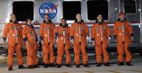 The Discovery Crew. Pic: NASA
