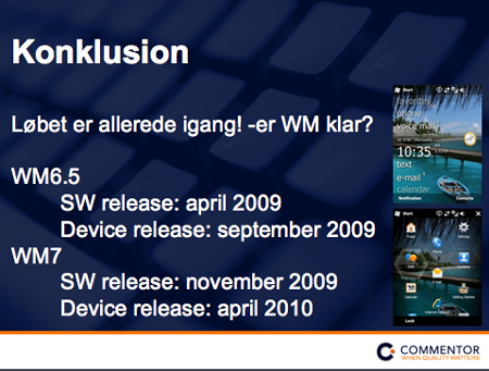 Commentor Windows Mobile Slide