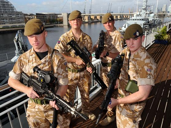 New infantry kit modelled by British troops. Credit: MoD