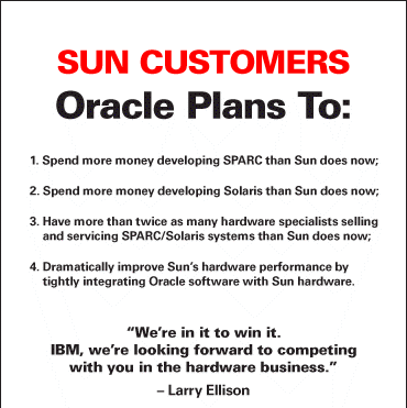Oracle Sun IBM Second Gauntlet