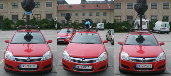 Those three Vienna Street View vehicles in full