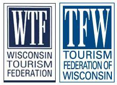 The Wisconsin Tourism Federation logo and its new incarnation
