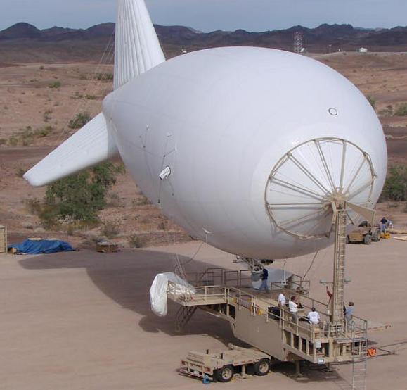 The 74K Aerostat, as used in the PTDS System. Credit: Lockheed