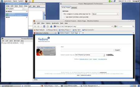 Fedora 12 beta 1 look and feel