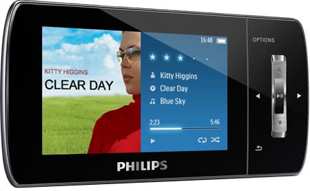 philips gogear mp3 player wont leave opening screen