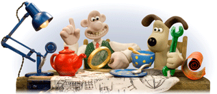 Google's Wallace and Gromit doodle