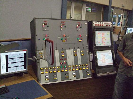 The control board at the LHC