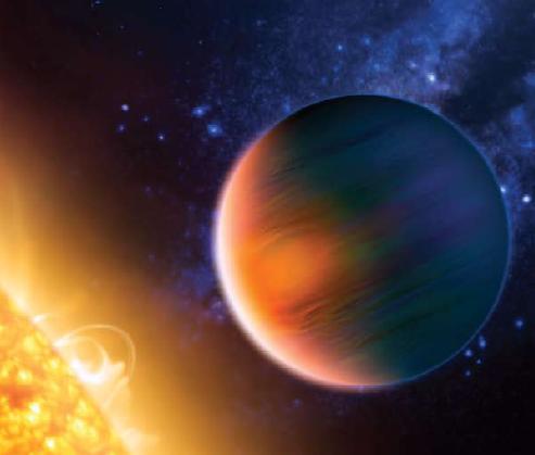 Artist's conception of a planet orbiting a far-off sun. Credit: ESO