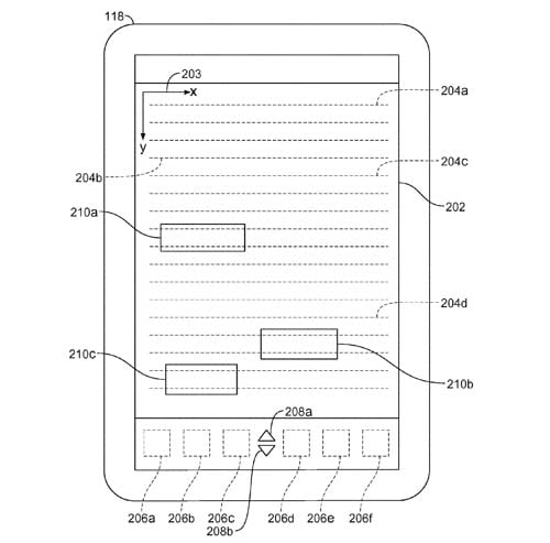 Apple patent illustration for pen-based handwriting recognition