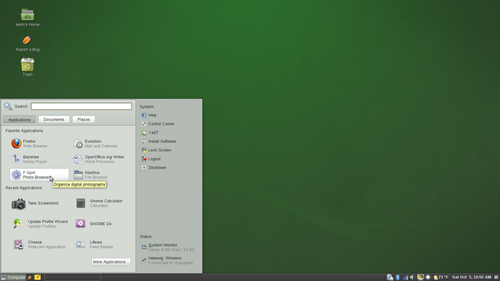 OpenSUSE 11.2 screenshot