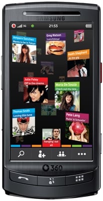 Samsung H1 on Vodafone 360