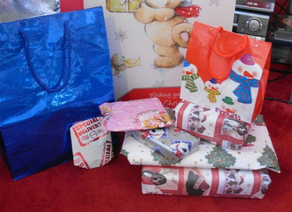 The unopened Xmas presents on eBay