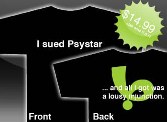 Psystar T-shirt advertisement