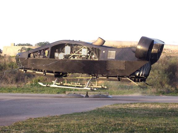 The AirMule in initial hover testing. Credit: Urban Aero