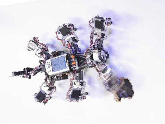 A chaos-controlled robot. Credit: Max Planck Gesellschaft