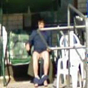 Finnish bloke with pants down caught on Street View