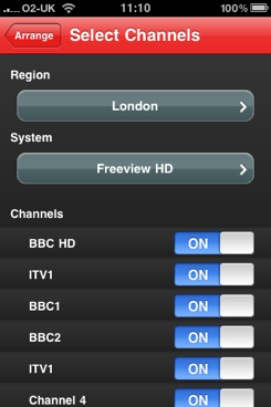 Freeview HD app