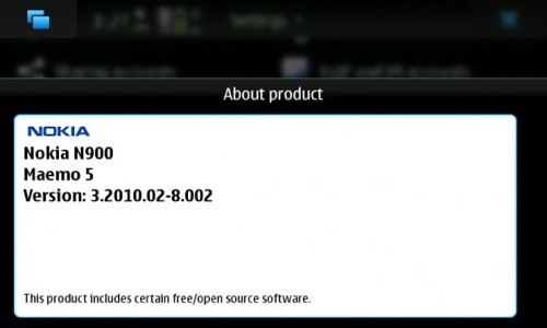 Nokia N900 firmware update
