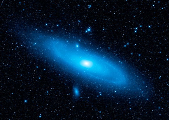 Andromeda at 3.4 microns. Pic: NASA