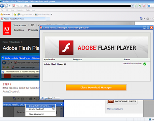 Screenshot of Adobe Download Manager