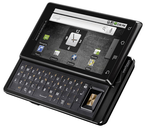 Motorola Droid - open keyboard