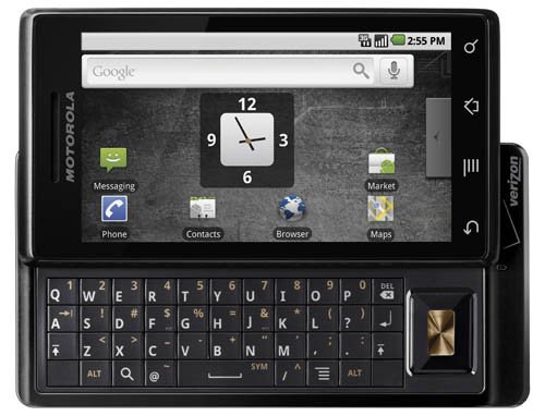 Motorola Droid - user interface