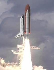 ATK picture of a shuttle launch