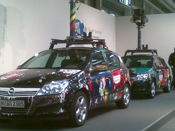 Google's Street View spymobiles at CeBIT