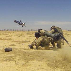 US soldiers fire a Javelin missile. Credit: US Army
