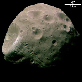 Mars Express image of Phobos. Pic: ESA