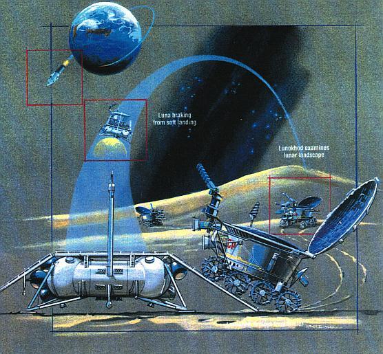 How the Soviet Lunokhod rovers deployed. Credit: NASA.