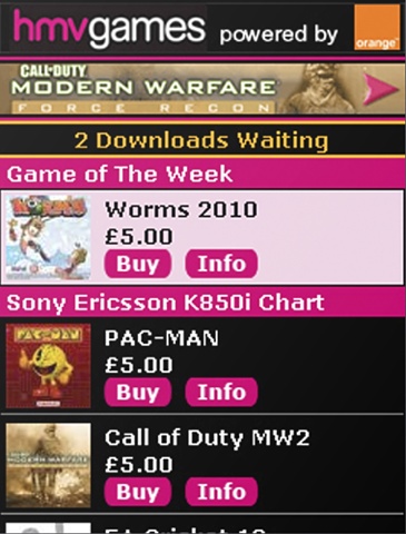 HMV Mobile Games