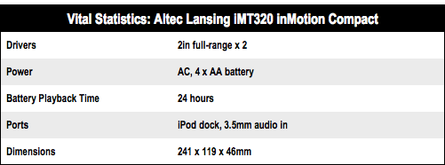 Altec Lansing inMotion Compact