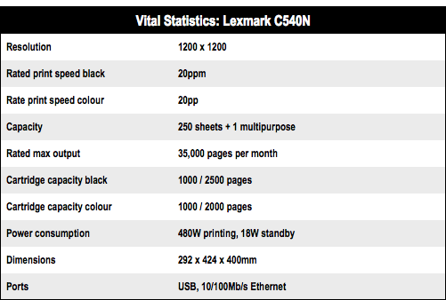 Lexmark C540N