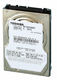 Toshiba's 750GB 2-platter notebook drive