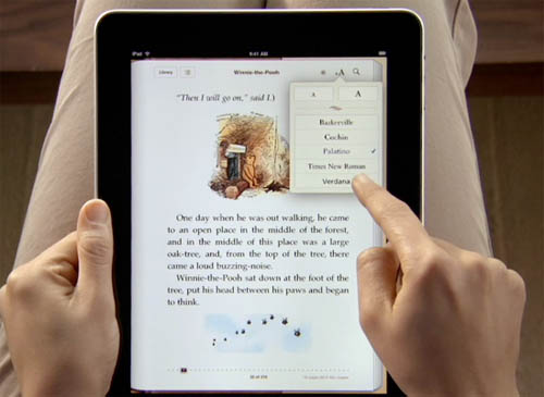 iPad iBooks app