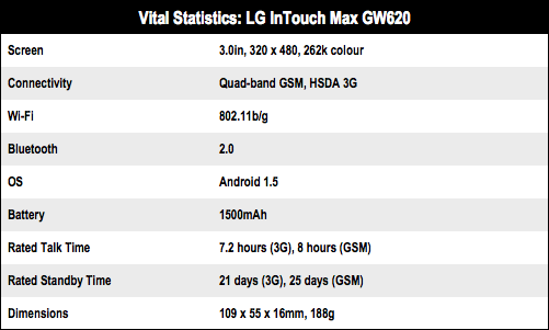 LG InTouch Max GW620