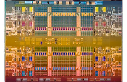 Intel Nehalem-EX Die Shot